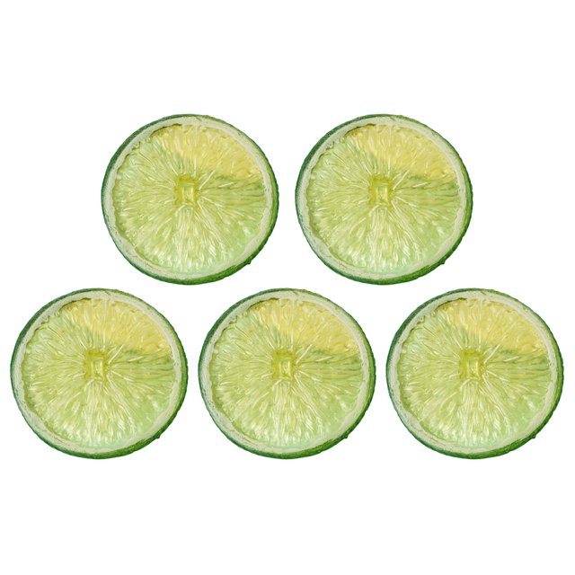 Wweixi 5pack/lot Long-lasting PVC Fruit Slice Model For Store Samples Mall Emissions Watermelon Slices 8