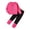 Hot Pink, variant on Girls Outfits Sets Winter Cute Cartoon Fleece Hoodie And Pants Toddler Outfit For Daily Wear And Outdoor Activities Girls Outfits&Set Purple 110/4 Y—5 Y