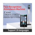 thumbnail image 2 of Biometric Fingerprint Time Clock, Face Recognition Attendance Machine Function Development TFT LCD Display Equipment Machines ,Easy Operate, 2 of 5