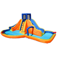 thumbnail image 1 of Banzai Rapid Falls Dual Slides Water Park & Climbing Rope Lagoon, Ages 5-12, 1 of 7