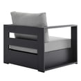 thumbnail image 2 of Modway Tahoe Outdoor Patio Powder-Coated Aluminum 3-Piece Set in Gray Gray, 2 of 10