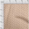 thumbnail image 2 of oneOone Georgette Viscose Light Brown Fabric Floral Sewing Craft Projects Fabric Prints By Yard 42 Inch Wide, 2 of 4