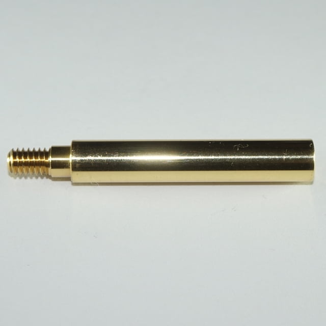 Yamaha Genuine Valve Piston Stem for Tuba and Euphonium, featuring a lacquered finish. A brass instrument accessory compatible with models such as YBB-103, YBB-104, YEP-201, and YEP-642. Ideal for replacing worn parts in brass instruments.