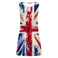 thumbnail image 4 of Dvkptbk Robes Drapeau Américain pour Femmes Été Plage Sans Manches Robe d'Été Évasée Décontractée Ample Robe T-Shirt - Soldes d'Été Liquidation, 4 of 5