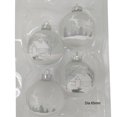 thumbnail image 4 of Holiday Time Dia 65mm 4Ct Deer&House Glass Ornament, 4 of 5
