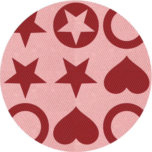 Ahgly Company Tapis d'Intérieur Lavable en Machine Carré Transitionnel Rose Pastel, 3 Pieds Carré