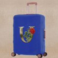 thumbnail image 1 of Luggage Cover Scratch Resistant Trolley Protective Case Apply To 18-32 Inch Golden Flower Print Suitcase Travel Accessory Covers 8Golden flower U M (22-25inch), 1 of 6