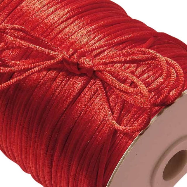 CHOK 100 yards Satin Rattail Cord 2mm shamballa nylon macrame kumihimo string