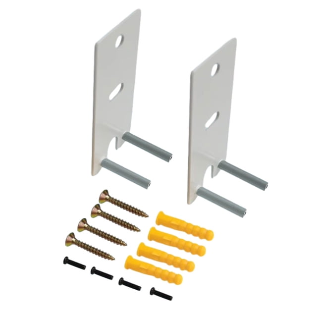 Transemion Metal Securely Install Speakers With Strong Hardness Wall Mount Replacement Brackets Strong white 1Set