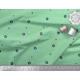 thumbnail image 2 of Soimoi Green Rayon Fabric Butidar Jamdani Printed Craft Fabric by the Yard 42 Inch Wide, 2 of 2