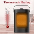 thumbnail image 4 of Penkiiy Electric Space Heater Large Room for Office Indoor, Mini Portable Personal Fast Heating Ceramic Space Heater with Oscillating&Overheat Protection, 4 of 6