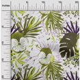 thumbnail image 2 of oneOone Velvet Light Green Fabric Tropical Sewing Material Print Fabric By The Yard 58 Inch Wide, 2 of 5