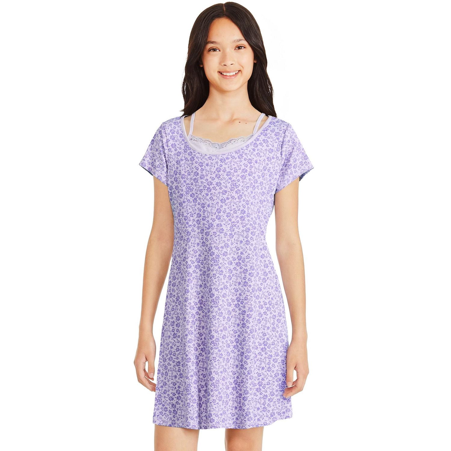 George Girls' Printed Fooler Dress