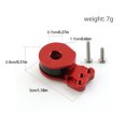 thumbnail image 2 of ZheElen Métal Amortisseur Servo Économiseur Étanche Bras Réglable RC Voiture Crawler Partie Dispositif de Protection Servo Résistant à l'Usure Rouge Trois Trous, 2 of 6