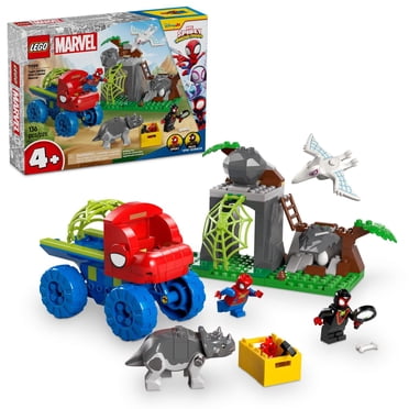 LEGO Spidey Le sauvetage en camion-dinosaure de l’équipe Spidey 11199 Ensemble de construction (136 pièces)