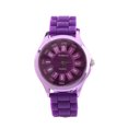 thumbnail image 2 of Trayknick Jelly Watch Convenient to Wear Comfortable Bright Color Especial Quartz Watch for Gift Purple, 2 of 13