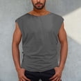 thumbnail image 2 of Workout Tank Tops for Men Athletic Gym Running Cap Sleeve Muscle Tees Fitness Bodybuilding Sleeveless Shirts, 2 of 5