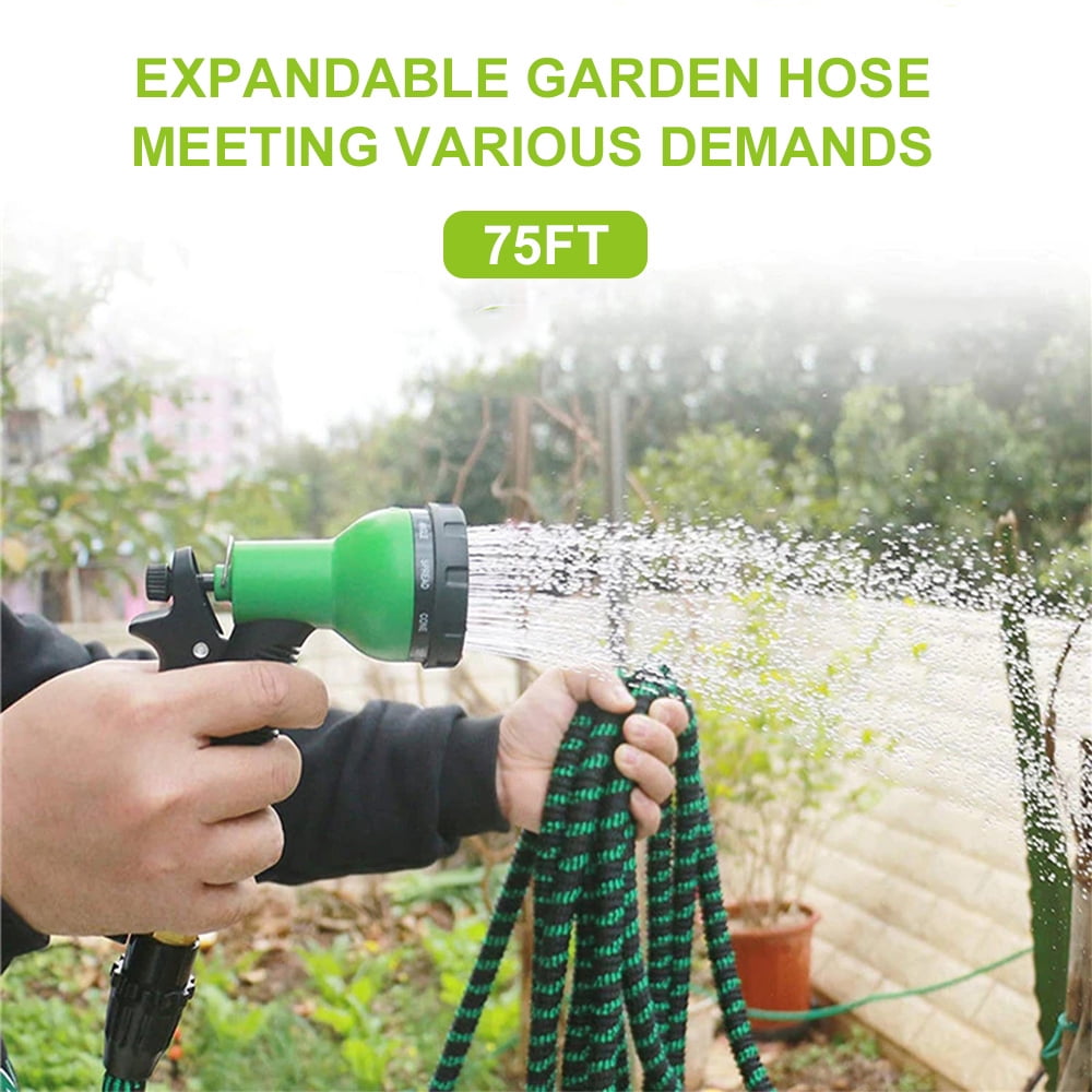 Garden Water Hose Expandable Hose with High Pressure Nozzle for House Car Floor Yard Washing
