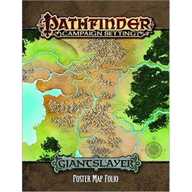 Paizo Publishing LLC PZO9282 Pathfinder Campaign Setting Giantslayer Poster Map Folio