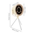 thumbnail image 2 of ETHZZLE 1Set Small Tabletop Range Hood Plated Silver Low Noise Portable Cooker Hood for Apartment Kitchen, 2 of 8