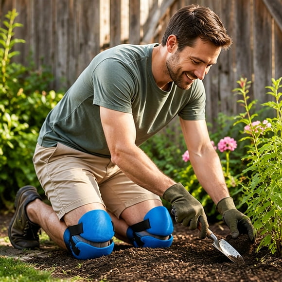 Dvkptbk Garden Knee Pads Waterproof Foam Kneeling Pads for Gardening for Weeding Planting Flooring Construction Work