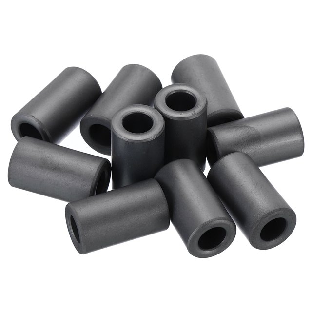 Unique Bargains Ferrite Toroid Core, Toroid Core 0.6' ODx0.4' IDx1.1' H, Black 10 Pack