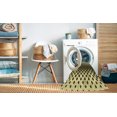 thumbnail image 2 of Ahgly Company Tapis d'Intérieur Lavable en Machine Carré Transitionnel Marron, 3 Pieds Carré, 2 of 7
