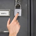 thumbnail image 1 of Padlock Fingerprint Digital Lock Portable Security For Cabinet Gym Door Luggage Suitcase Bags Lockers Backpack, 1 of 1