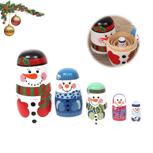 Père Noël Bonhomme de Neige Pingouin Créature Style Russe
