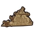 thumbnail image 2 of USA Virginia State Map Wooden Magnet Souvenir Fridge Magnet Gift, 2 of 5