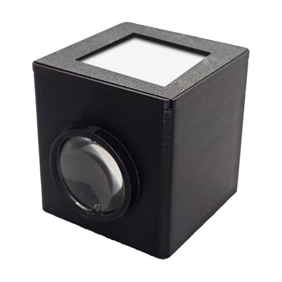 SharkTRUE Lightweight 3D Printed Waist-Level Viewfinder For Camera With Housing And Lens