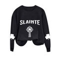 thumbnail image 4 of T-shirt de la Saint-Patrick pour Femmes Col Rond Imprimé Saint-Patrick Manches Longues Chandails en Molleton T-Shirt de la Saint-Patrick, 4 of 4