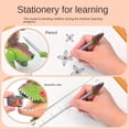 thumbnail image 3 of Product Category Craft & Stationery | Product Title 5 In 1 Dinosaur Stationery Set for Kids Includes Pencil Sharpener Eraser Flexible Ruler Stapler Dinosaur Model Theme Stationery, 3 of 7