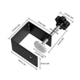 thumbnail image 2 of CEHVOM Clearance Sales!Drawer Installation Assistant Drawer Clip Fixing Clip Fixing Device Type of Woodworking G-type Panel Clip, 2 of 9