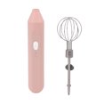 thumbnail image 4 of Electric Hand Mixer Three Different Speeds Battery Powered Handheld Milk Frother for Home Baking Pink, 4 of 6