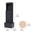 thumbnail image 4 of Teamson Home Fontaine Solaire Moderne pour Extérieur avec Lumières LED, 4 of 5
