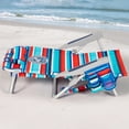 thumbnail image 3 of Tommy Bahama Backpack Beach Chair, 2-pack | 5-Position Adjustable | Padded Straps | Insulated Pouch | Red, 3 of 5