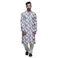 thumbnail image 1 of Atasi Kurta Pyjama de Fête pour Hommes, Col Mandarin, Ensemble Ethnique Imprimé Kurta, 1 of 5