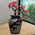 thumbnail image 3 of HLONK Tabletop Water Fountain Waterfall Flower for Home Decorations, 3 of 8