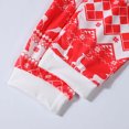thumbnail image 4 of Pjs pour Femmes Tenue Parent-Enfant Costumes de Noël Patchwork à Carreaux Imprimés Vêtements de Maison Col Rond Manches Longues Pyjamas Deux Pièces Ensembles Assortis pour Couples en Liquidation, 4 of 9