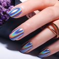thumbnail image 4 of Ultra-thin Multicolor Holographic Mirror Effect Nail Art Powder Chrome Pigment, 4 of 5