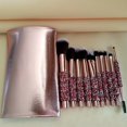 thumbnail image 1 of LNGOOR The New Diamond-wrapped 10-pack Makeup Brush Set  Eyeshadow Foundation  Concealer  Eyeshadow Blush Powder  Mixed Beauty  Soft  Comprehensive Makeup  Beauty Tools  Makeup  Halloween, 1 of 6