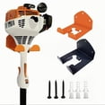 thumbnail image 4 of Wall Mounted Mower & Hedge Trimmer Storage Rack Heavy Duty Metal Bracket For Garden Power Tools For Organized Garage And Outdoor Space, 4 of 6
