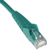 thumbnail image 1 of Tripp Lite, Câble Patch, Sans Accroc Moulé, Cat5e, 350MHz, RJ45 M-M, 25 Pieds, Vert, 1 of 1