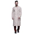 thumbnail image 1 of Atasi Kurta-Pyjama Long en Coton Imprimé pour Hommes, Kurta-Pyjama Décontracté de Designer, Vêtements, 1 of 5