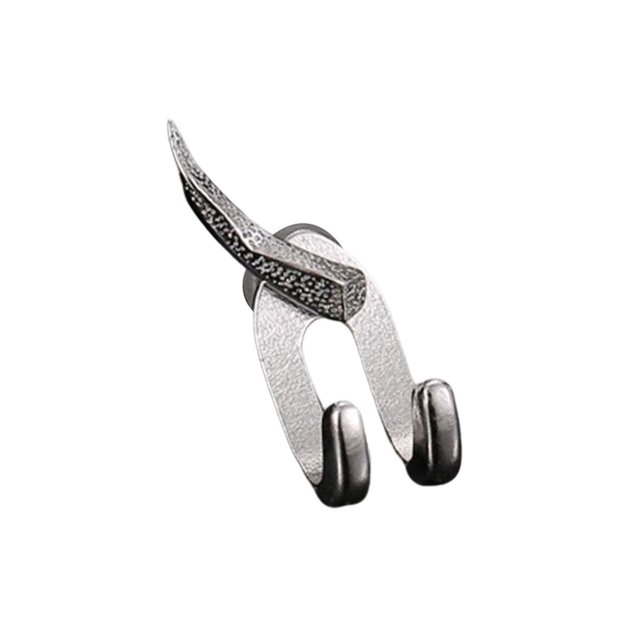 LYMAYTER Stud Earrings Ear Studs - Punk Hip Hop, Detachable, for Men