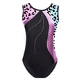 thumbnail image 1 of LiiYii Shiny Gymnastic Leotards For Girls Modern Ballet Dance Performance One Piece Outfit Pink Leopard 4, 1 of 5