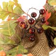 thumbnail image 5 of Northlight Berries and Pinecones Small Artificial Fall Harvest Twig Wreath - 18" - Unlit, 5 of 5