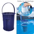 thumbnail image 3 of Filtre Panier Bleu Professionnel Rond Universel pour Piscines F, 3 of 8