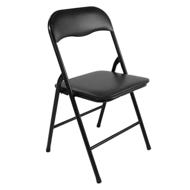Enduro Chaise pliante Enduro en vinyle, 18'' x 17.3'' 30.7''